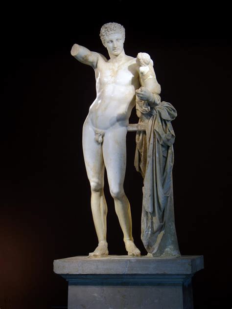 praxiteles hermes and the infant dionysus|praxiteles aphrodite of knidos.